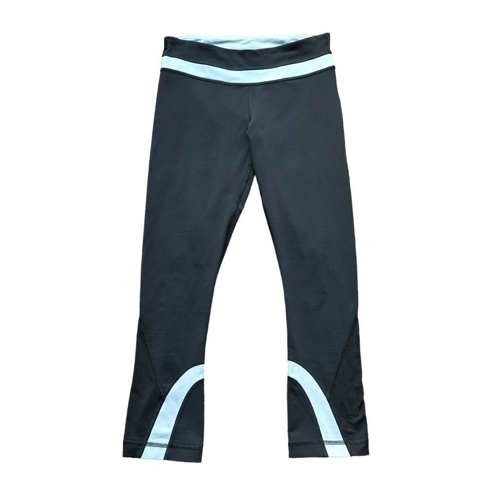 🔃Lululemon Athletica Gray Cropped Athletic Capri Leggings